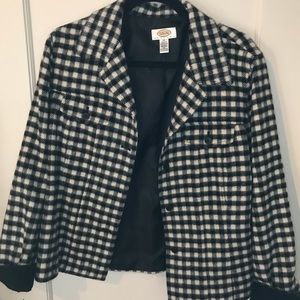 Talbots Black and white Jacket